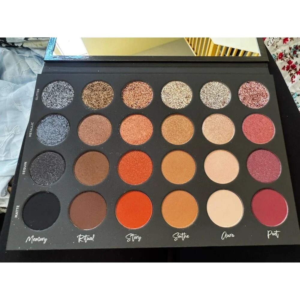 NIB 🔥 Tati Beauty Eyeshadow Palette Volume 1 Textured Neutrals Glitter RARE